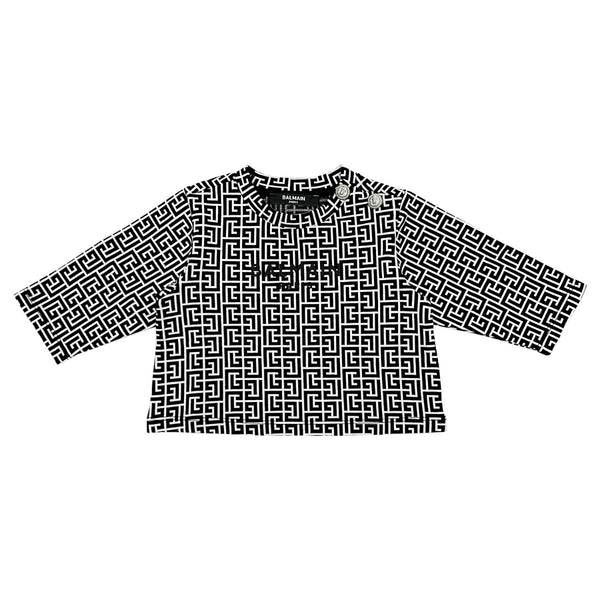 Baby Boys Black Sweatshirt