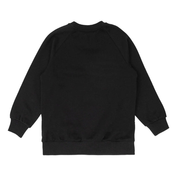 Boys Black Logo-Embroidered Sweatshirt