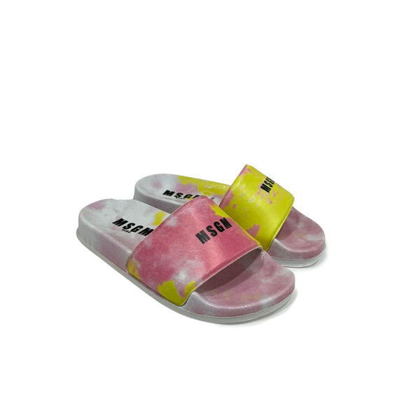 Girls Pink Logo Open Slides