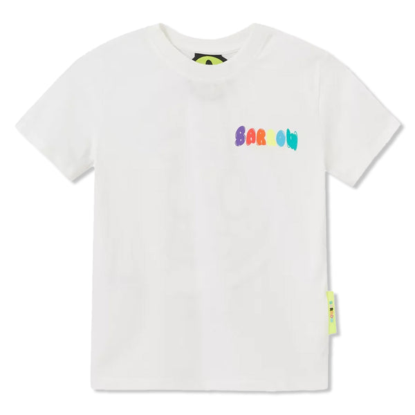 Barrow Kids Logo-Print White T-Shirt