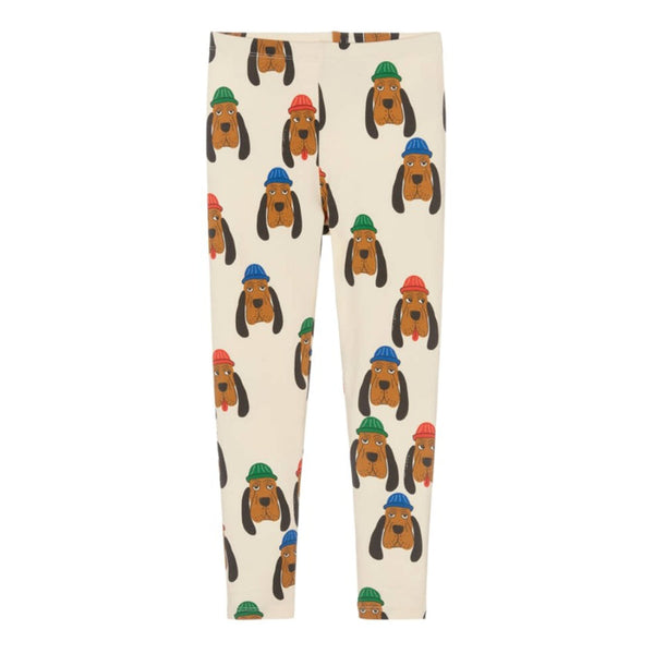 Ivory Organic Cotton Hound Dog Leggings