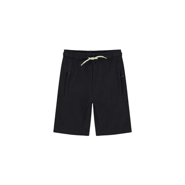 Boys Black Cotton Jersey Shorts