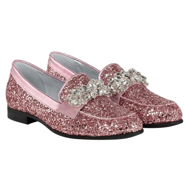 Teen Girls Pink Loafers