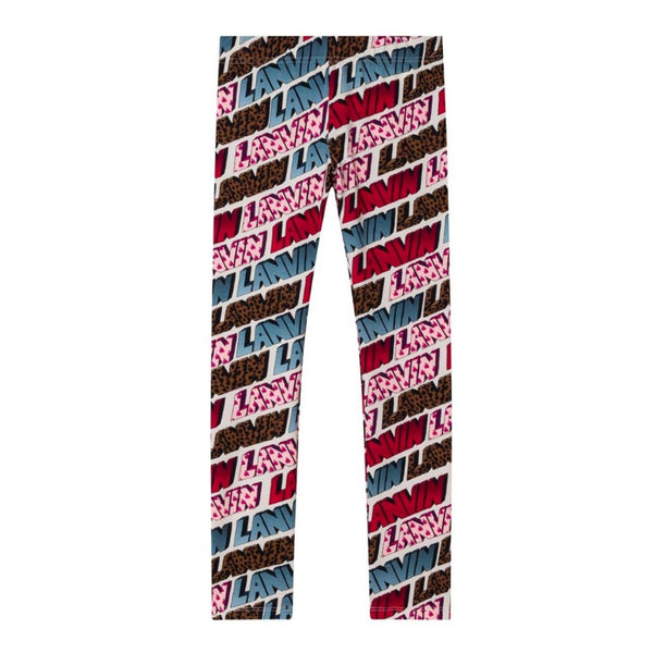 Logo Print High Waist Legging
