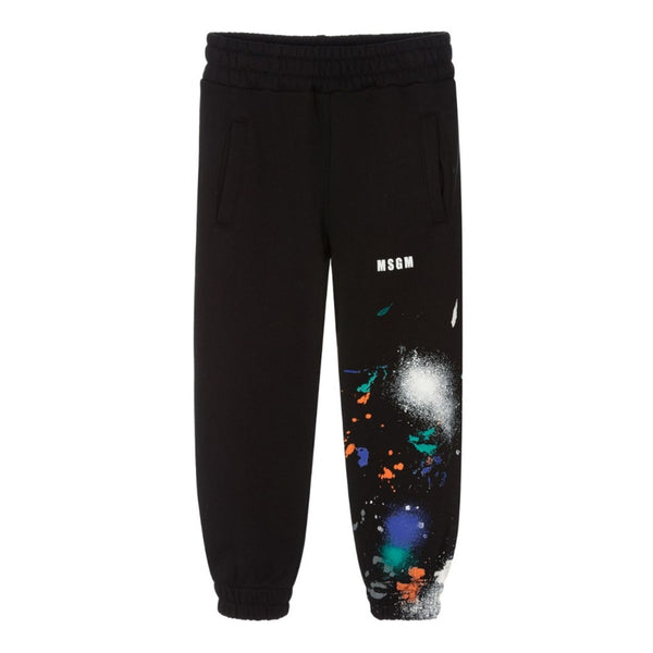 Boys Black Logo Joggers