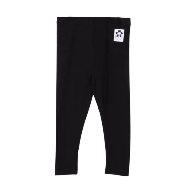 Girls Black Lyocell Leggings