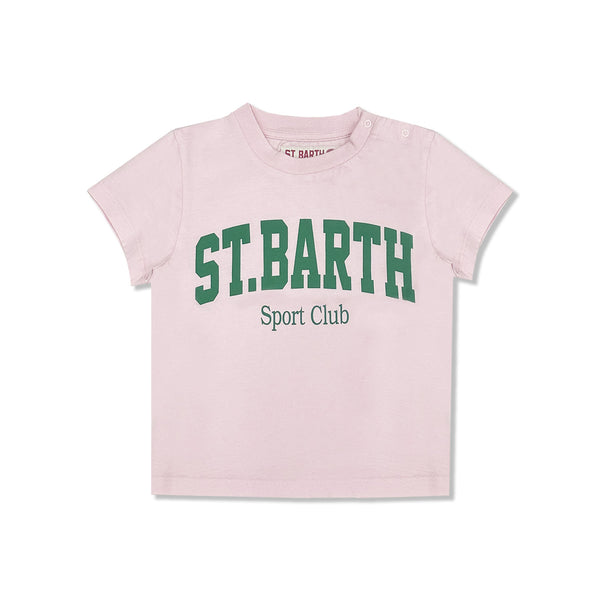 Girls Pink Logo-Print T-Shirt