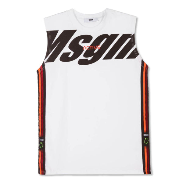 Stripe Detail Tank T-shirt