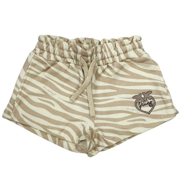 Girl Cream Cotton Shorts