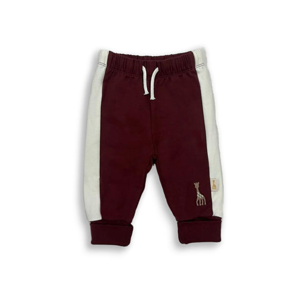 Baby Kids Red & Grey Stripe Jogger