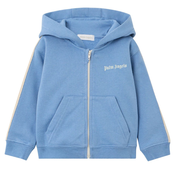 Baby Boys Blue Logo-Print Zip-Up Hoodies