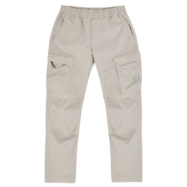 Boys Grey Logo-Embroidered Trousers