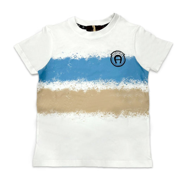 Boys White Logo T-Shirt