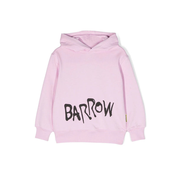 Kids Pink Logo Print Hoodie