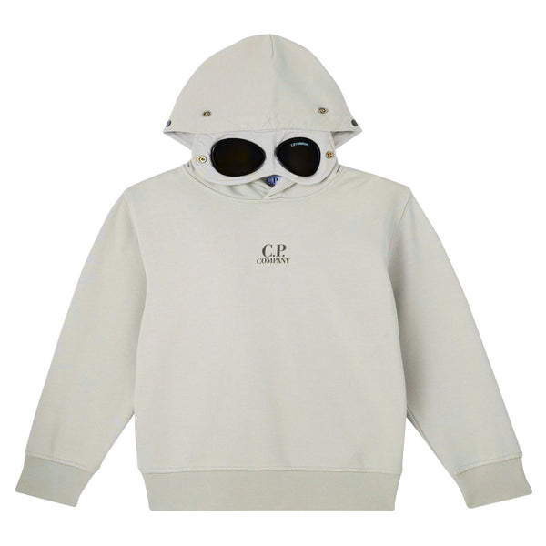 Boys Grey Logo-Print Hoodies