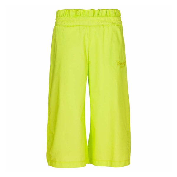 Green Broad Leg Pants