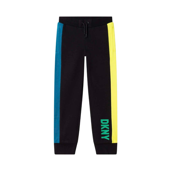 Black Colour Block Joggers