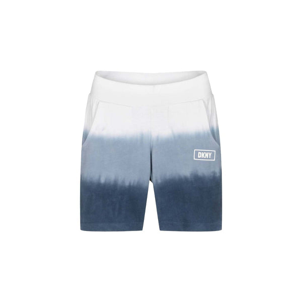 Blue Dip Dye Jersey Shorts