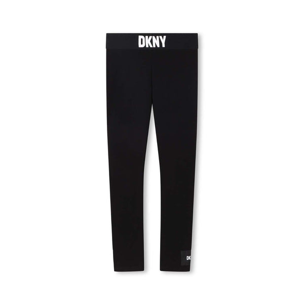 Girls Black Cotton Leggings