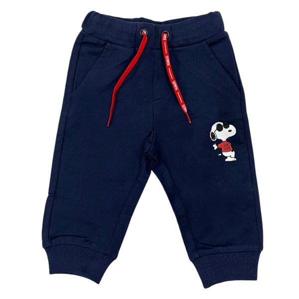 Boys Blue Logo-Print Trousers