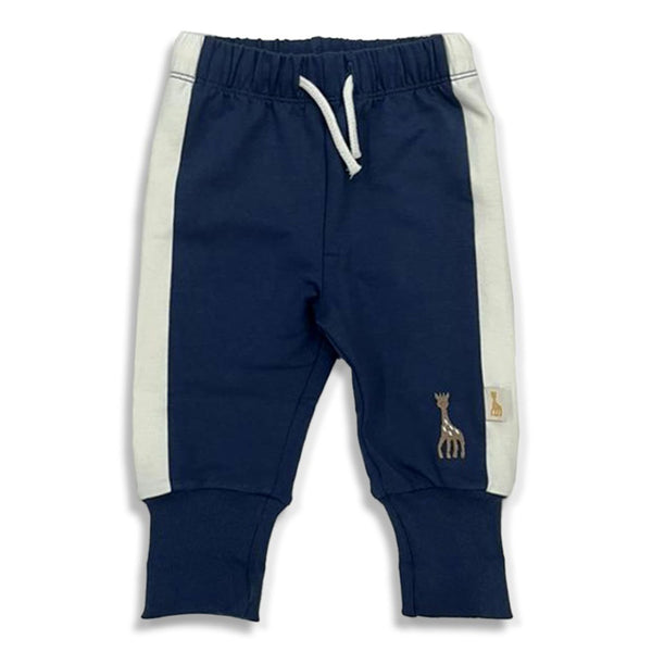 Baby Kids White & Blue Stripe Jogger