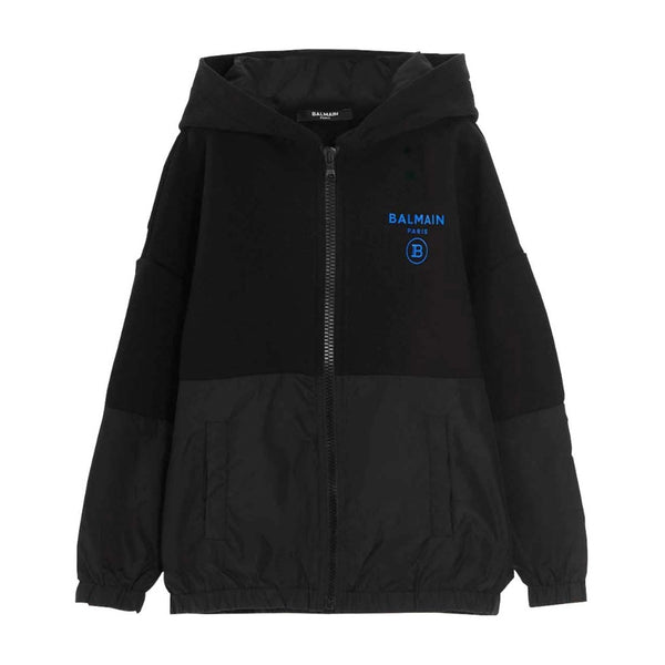 Black Half-n-Half Style Jacket By Balmain