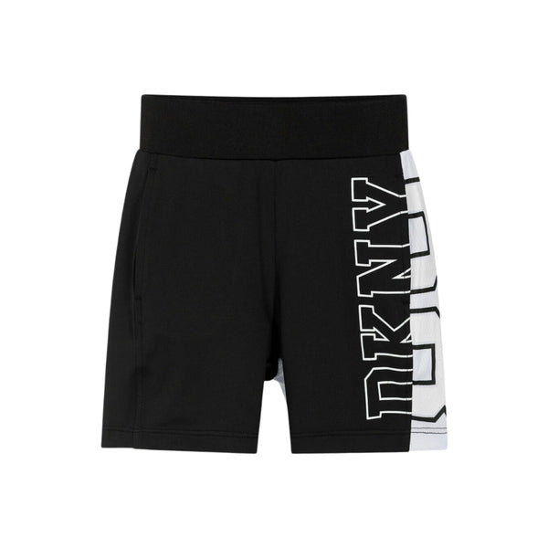 Unisex Black Varsity Jersey Shorts