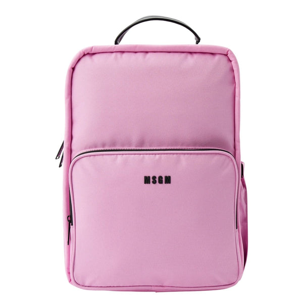 Unisex Pink Canvas Backpack
