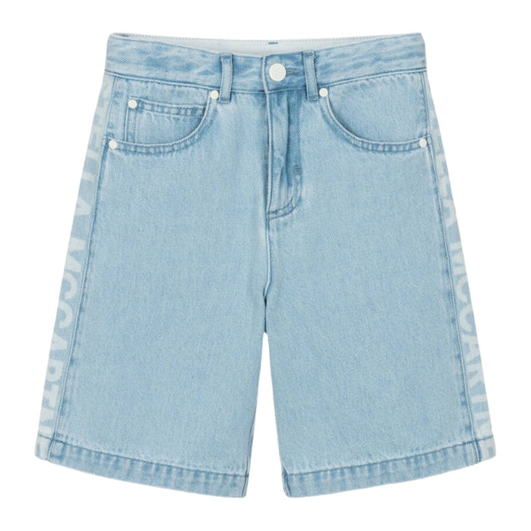 Boys Blue Cotton Denim Shorts