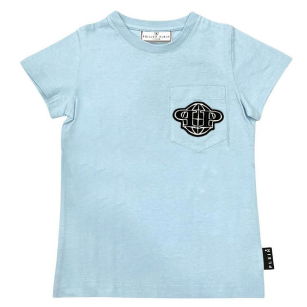 Boys Blue Half Sleeves Cotton T-Shirt
