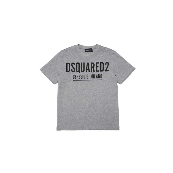 Grey Logo Print T-Shirt