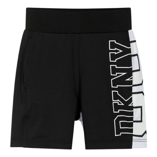 Unisex Black Varsity Jersey Shorts