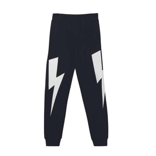 Boy Lightning Print Track Pants