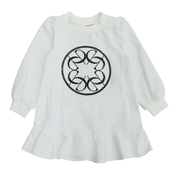 Logo Print Dress With Pockets