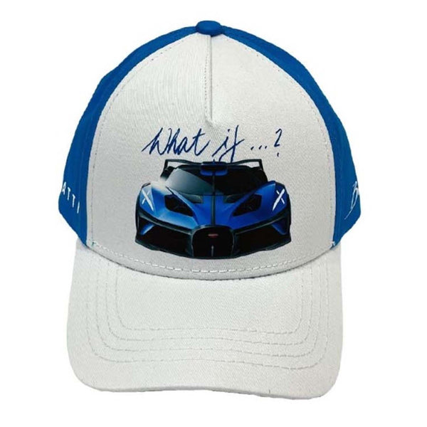 Blue And White Logo Cap