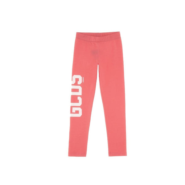 GCDS Kids Pink Printed Fitted Baby Leggings