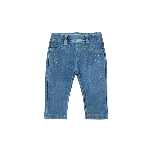 Baby Girls Denim Blue Jeans