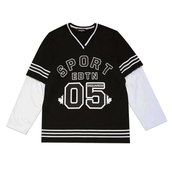 Boys Sport Edtn. 05 Long Sleeve Black T-shirt