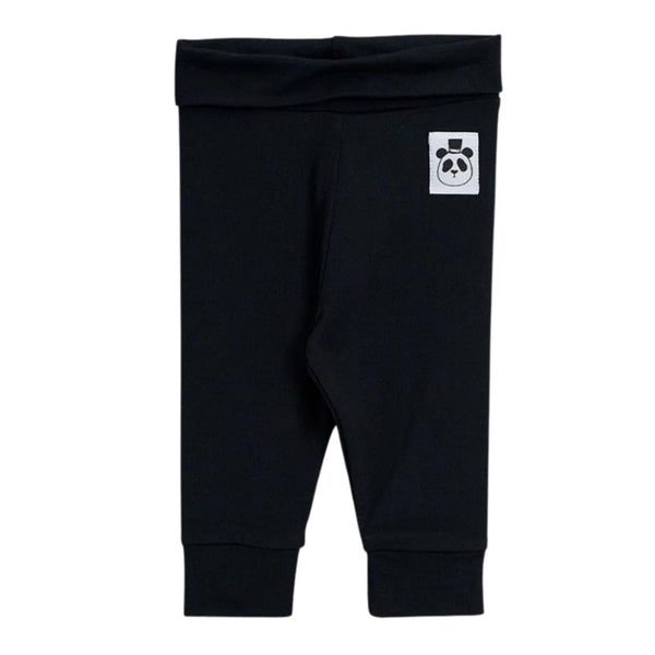 Baby Girl Black Newborn Leggings