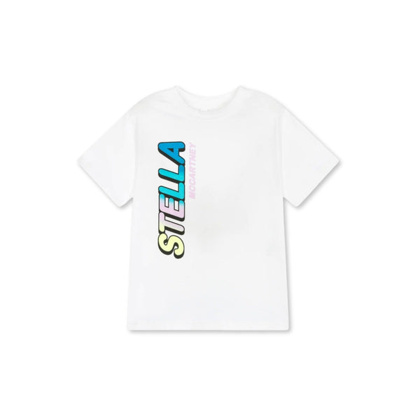 Girls White Organic Cotton T-Shirt