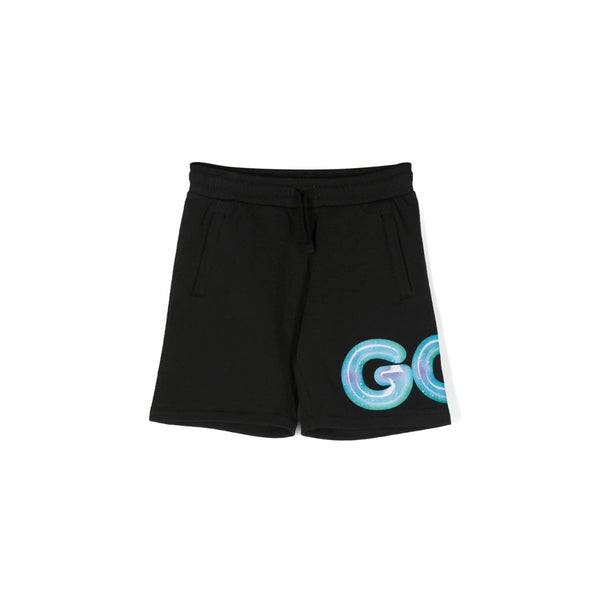 GCDS Kids Logo-Print Track Shorts
