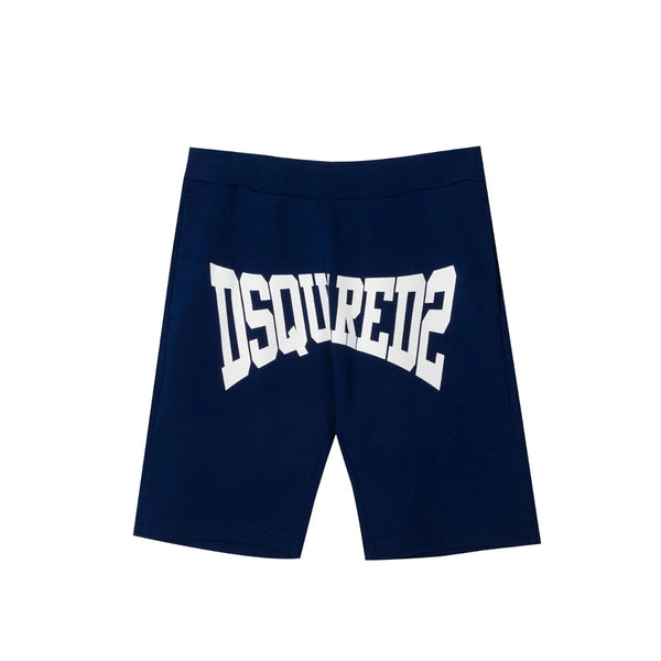D2Kids Navy Blue Boxer Logo Shorts