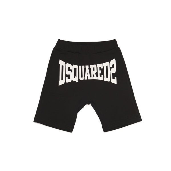 D2Kids Black Boxer Logo Shorts