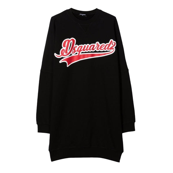 Girls Logo Print Sweater Dress
