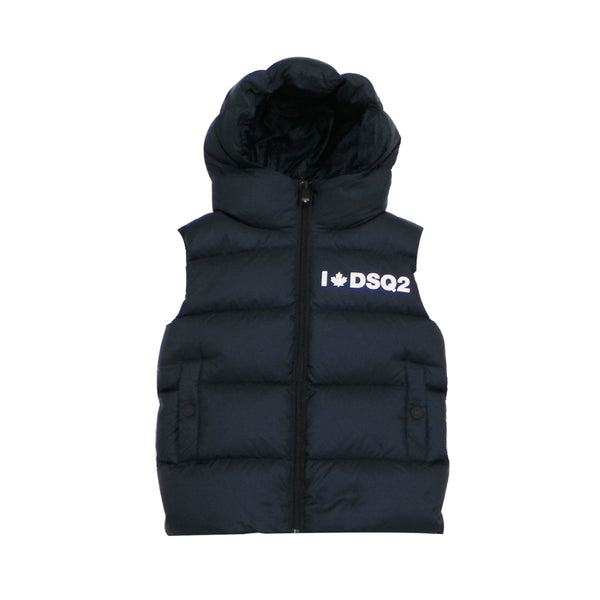 Logo Print Padded Jacket