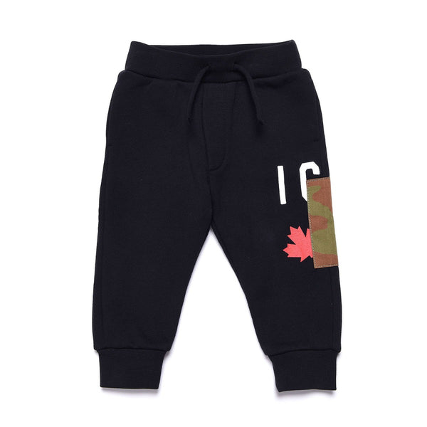 D2Kids Unisex Camo Patch Joggers For Baby