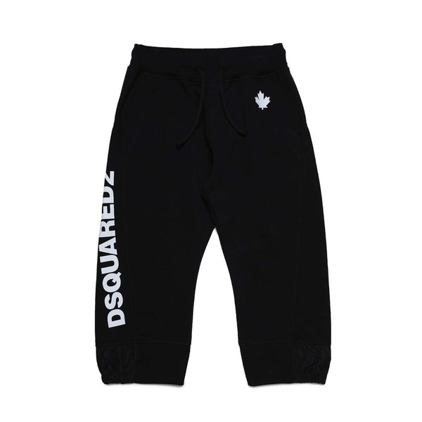 Black Logo Printed Trouser