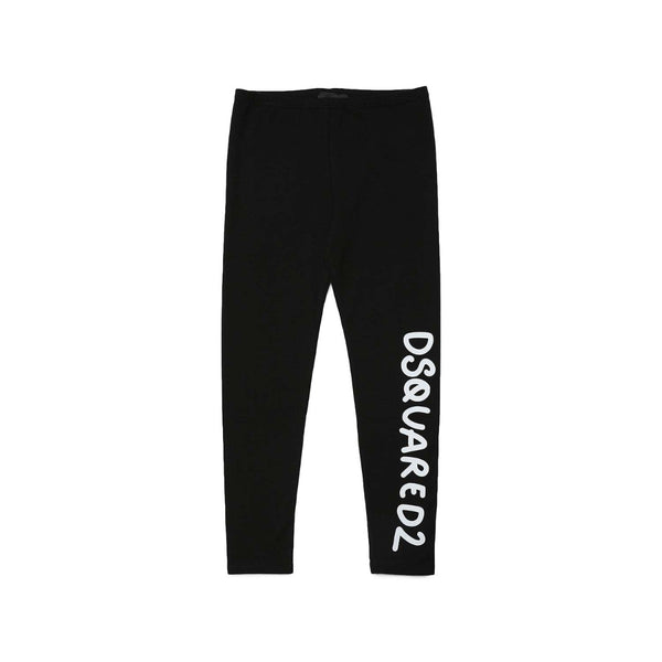 Black Logo Printed Jogger