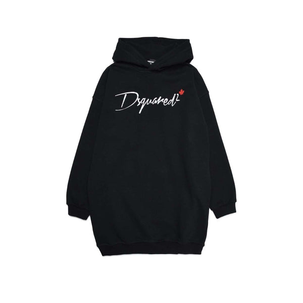 Dsquared2 Logo Print Hooded Dress