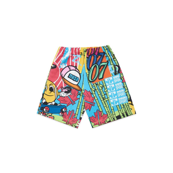 Multi Color Printed Shorts